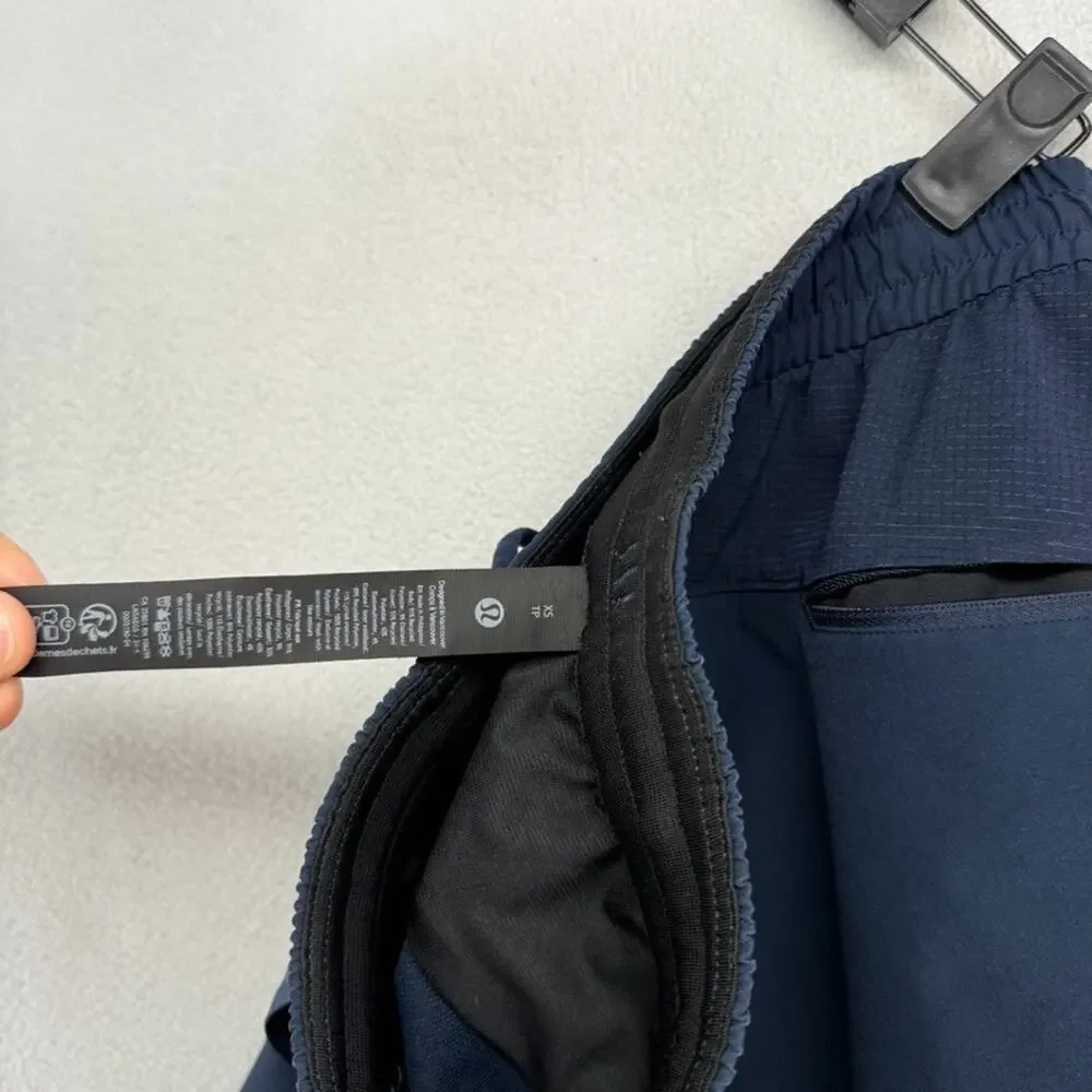 Lululemon License To Train Joggers Mens XS Blue Navy Cuffed Pockets Training gym